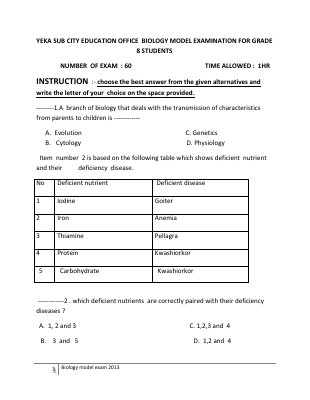Grade 8 Biology 3rd round model exam.pdf